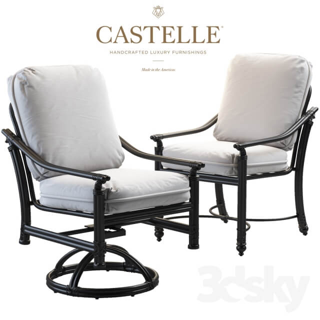 Chairs from the Coco Isle collection from Castelle
