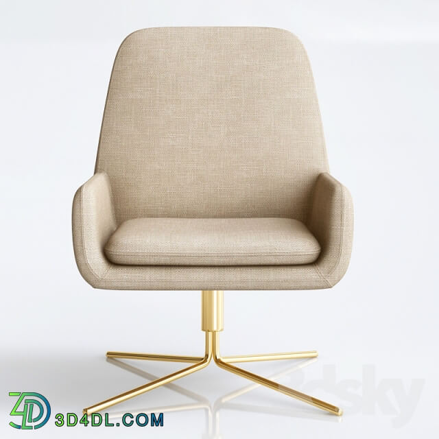 Copper square chair Softline