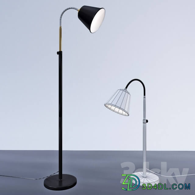 Table and floor lamps model KOLDING from the company MARKSLOJD Sweden.