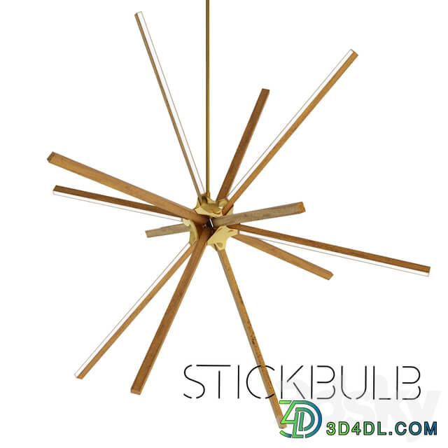 Stickbulb Double Boom Pendant light 3D Models