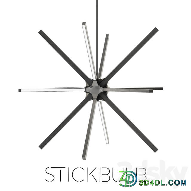Stickbulb Double Boom Pendant light 3D Models