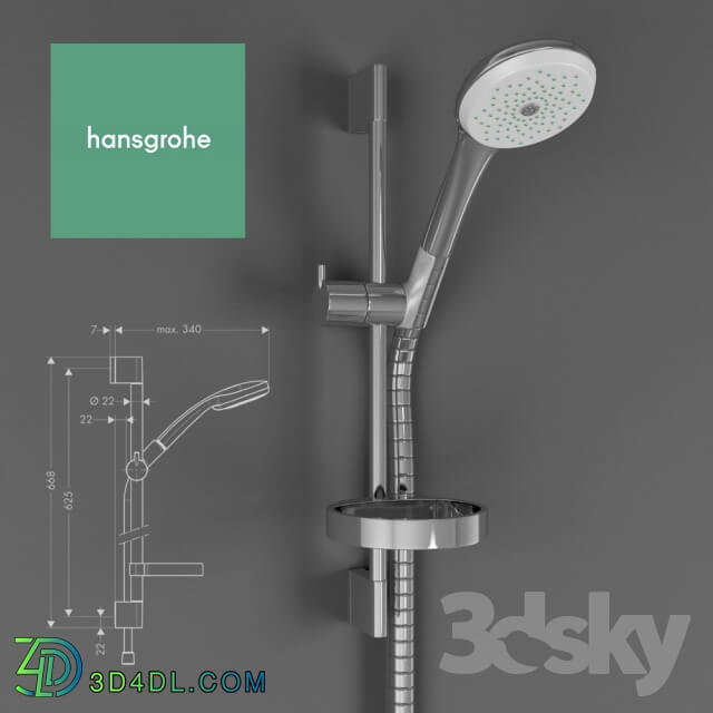 Faucet hansgrohe Shower set Croma 100
