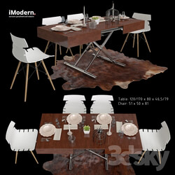 Table Chair KIMBERLY DAKOTA Dining Group 