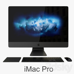 IMac Pro PC other electronics 3D Models 