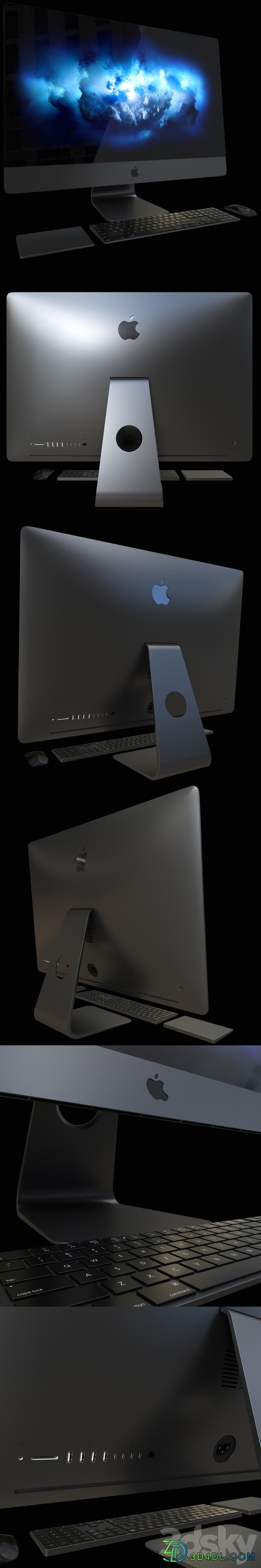 IMac Pro PC other electronics 3D Models