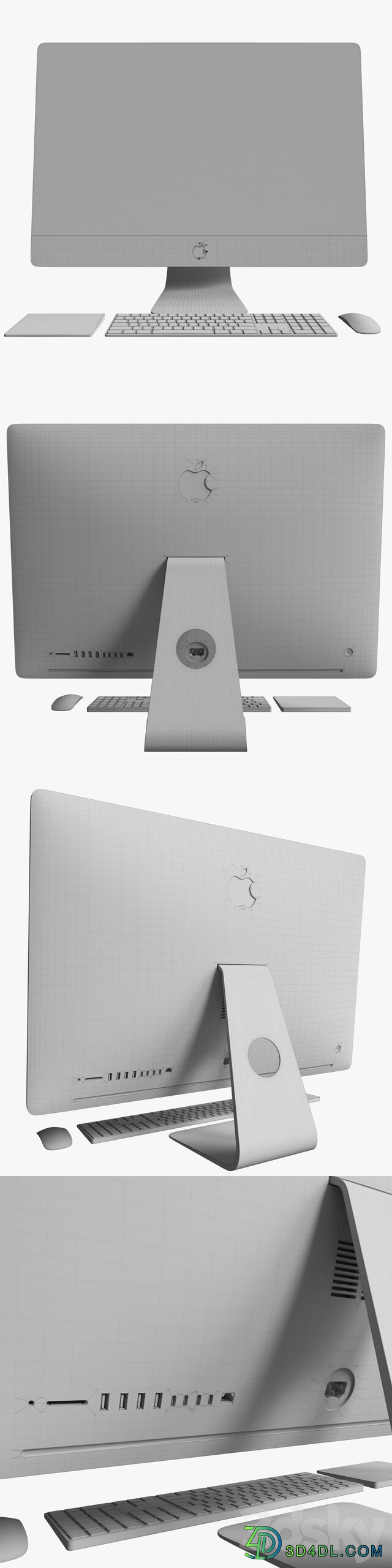 IMac Pro PC other electronics 3D Models