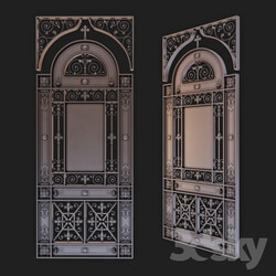 Wrought iron gate 1 