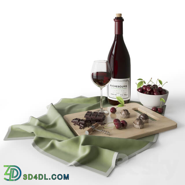 Wine and chocolate