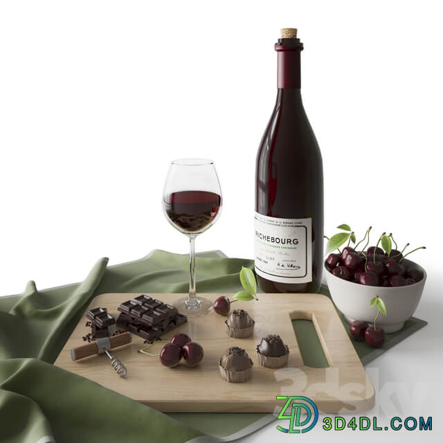 Wine and chocolate