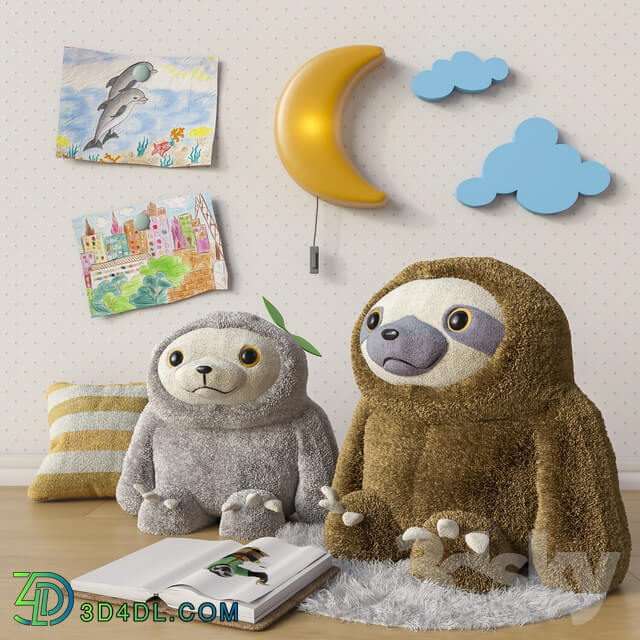 Miscellaneous Toys and accessories for a children 39 s room set 1