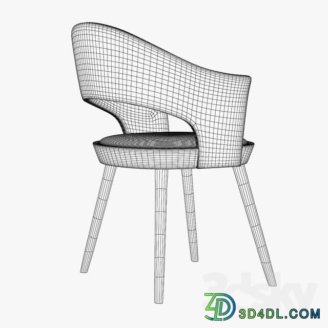 Chair with armrests Lucrezia from Seven Sedie