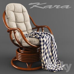 Kara rocking chair with cushion Utomo Rattan 