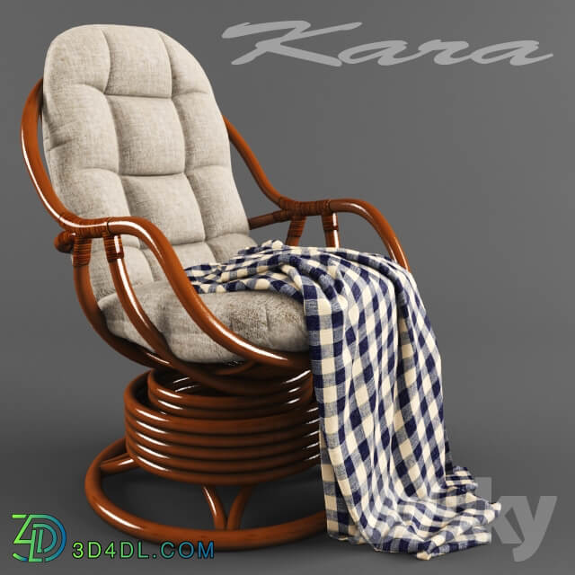 Kara rocking chair with cushion Utomo Rattan