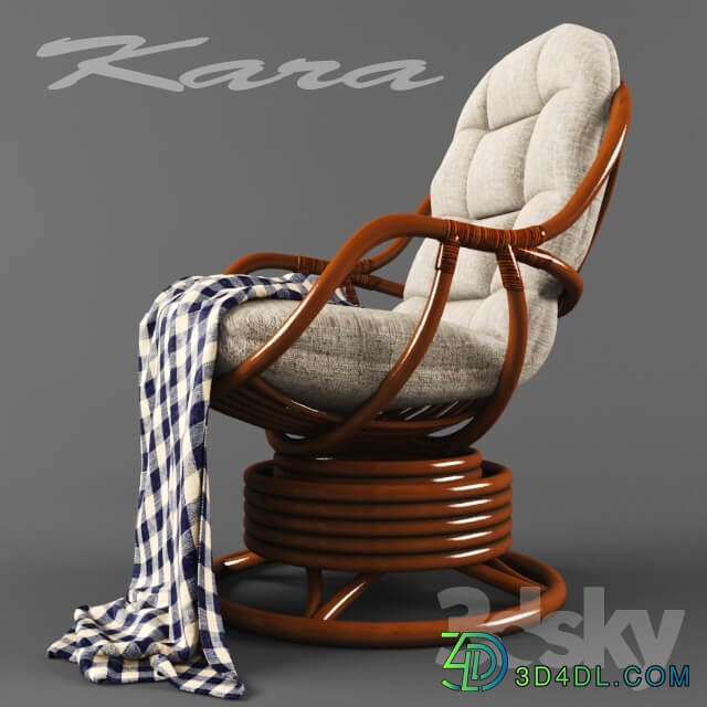 Kara rocking chair with cushion Utomo Rattan