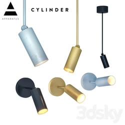 CYLINDER 1 Pendant light 3D Models 