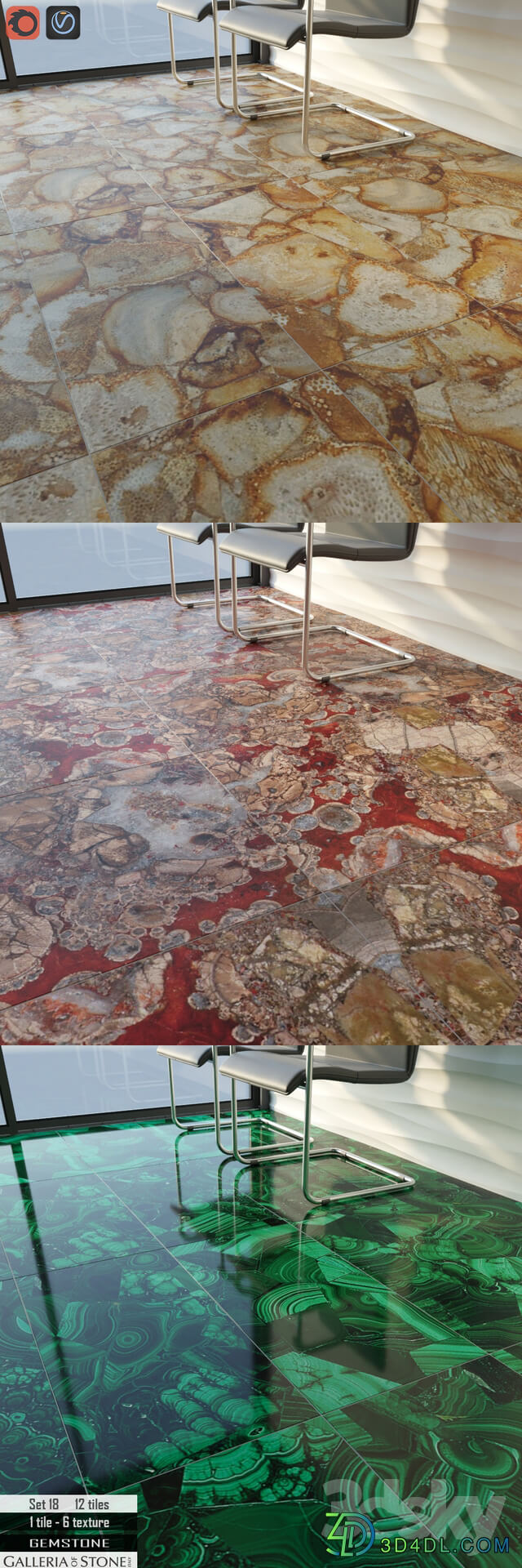 Galleria of Stone Italy Set 18