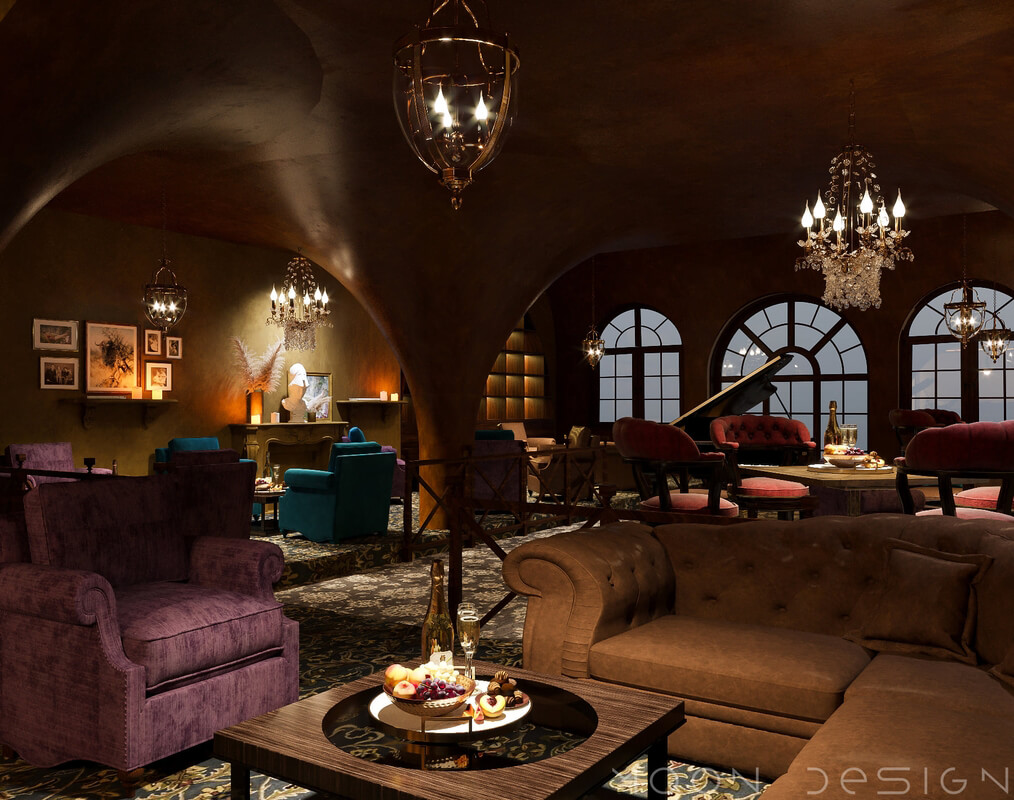 3D Interior Wine Room Scene File 3dsmax By Nguyen Ha