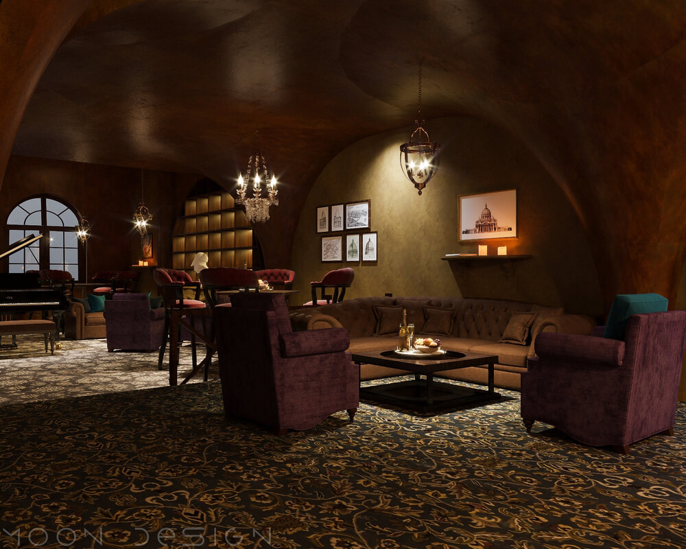 3D Interior Wine Room Scene File 3dsmax By Nguyen Ha