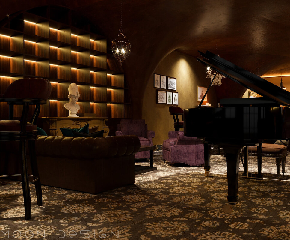 3D Interior Wine Room Scene File 3dsmax By Nguyen Ha