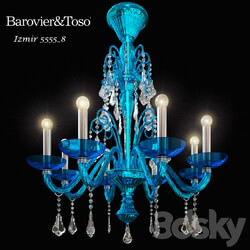 chandelier Barovier Toso Izmir 5555 8 Pendant light 3D Models 