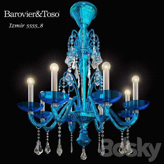 chandelier Barovier Toso Izmir 5555 8 Pendant light 3D Models