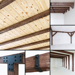 Decorative wooden beams 