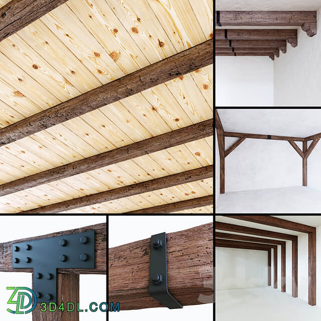 Decorative wooden beams