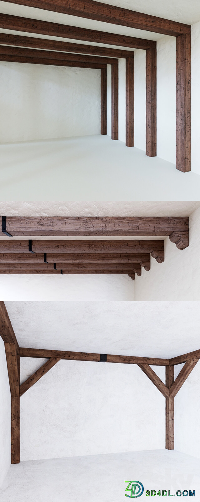 Decorative wooden beams