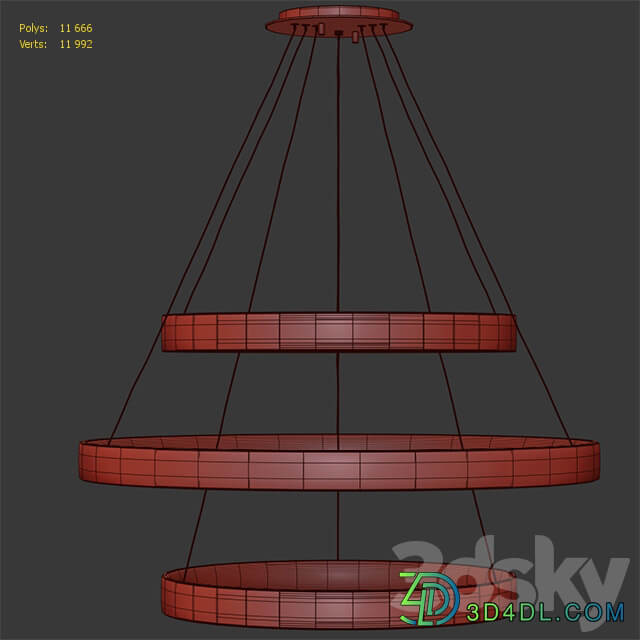 Suspension Regenbogen Megapolis 661010503 Pendant light 3D Models