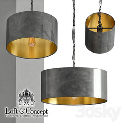 Pendant lamp RH Antiqued Metal Drum Pendant lamp Pendant light 3D Models 