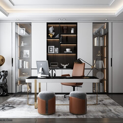 3d Interior Office Room 48 Scene File 3dsmax Model By Huy Hieu Lee 