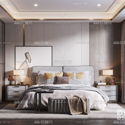 3D Interior Scenes File 3dsmax Model Bedroom 291 By Chi Nghia 