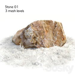 Stone 01 3D Models 