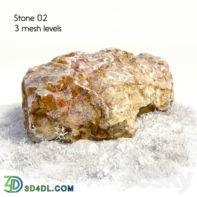 Stone 02 3D Models