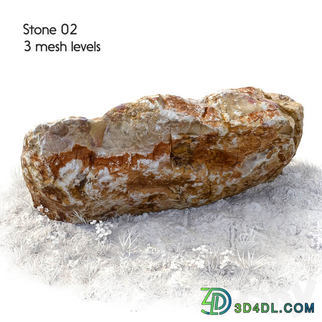 Stone 02 3D Models