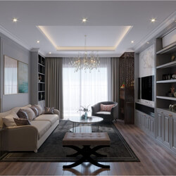 3D Interior Scene File 3dsmax Model Livingroom 479  