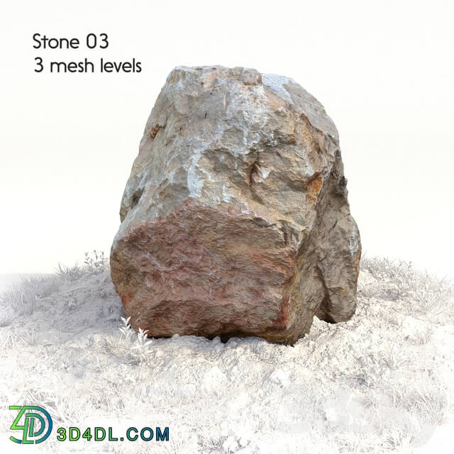 Stone 03 3D Models