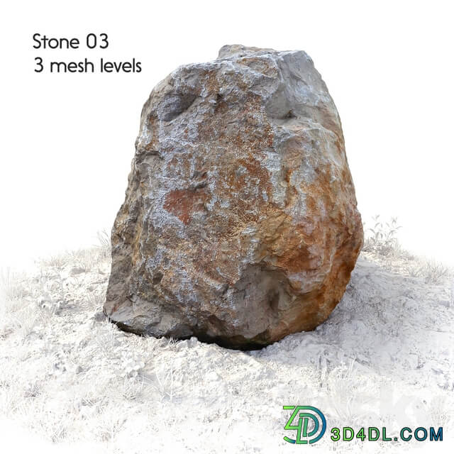Stone 03 3D Models