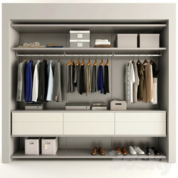 Wardrobe M 10 Clothes 3D Models 