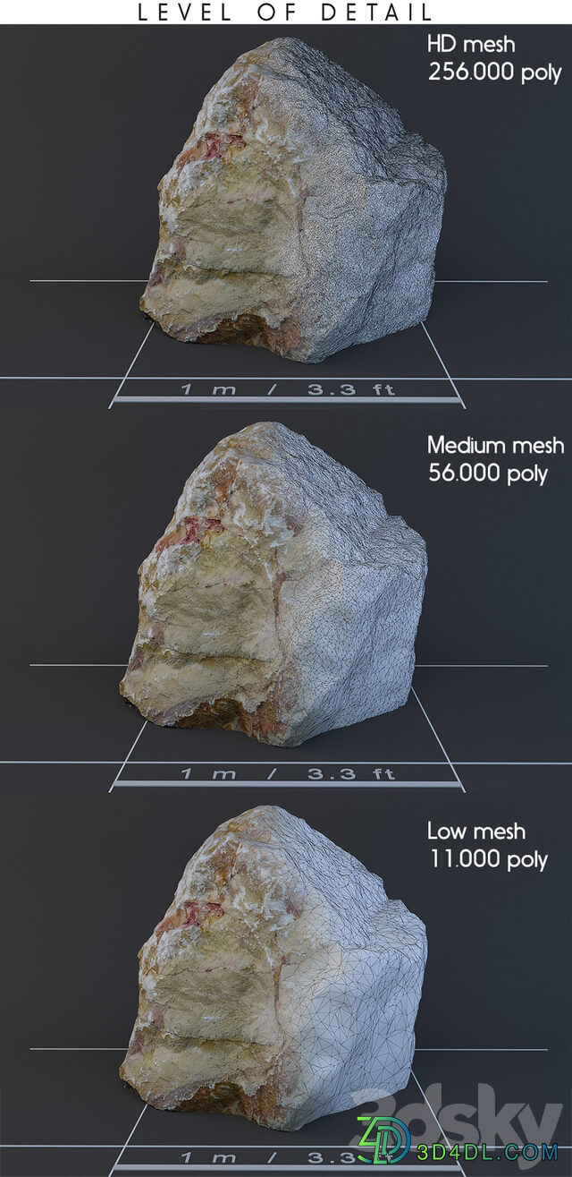 Stone 04 3D Models
