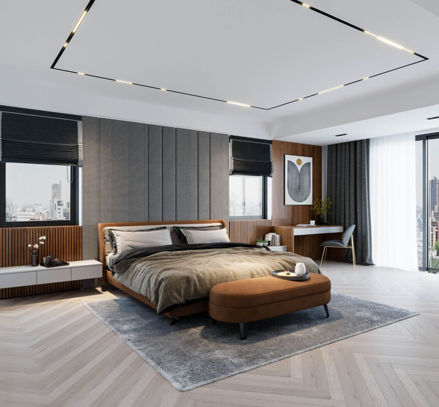  BedRoom Interior by Nguyen Linh