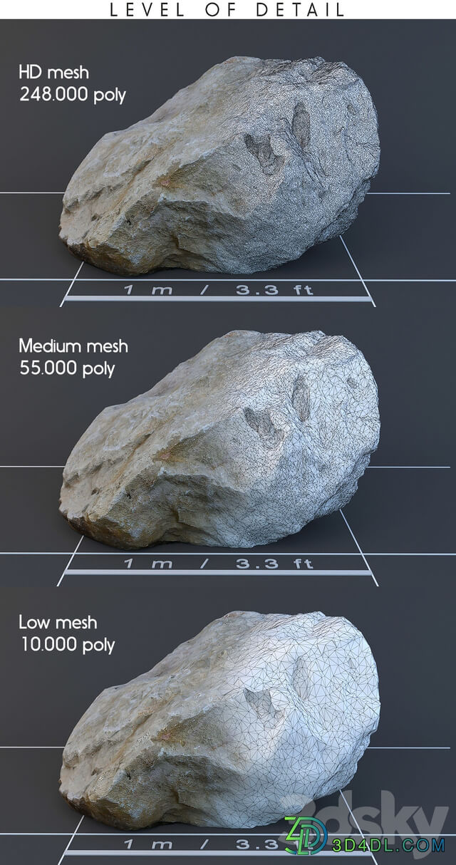Stone 05 3D Models