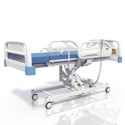 Medical armchair bed for delivery 