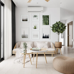 3D Interior Kitchen – Livingroom 314 Scene 3dsmax By Phan Thanh Duong 