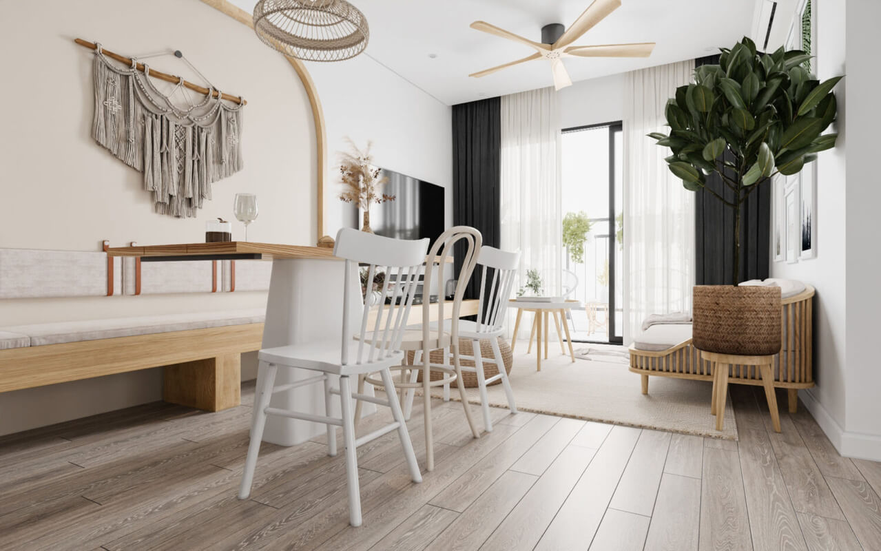 3D Interior Kitchen – Livingroom 314 Scene 3dsmax By Phan Thanh Duong