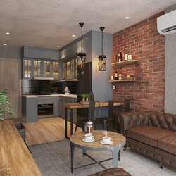  3D Interior Living Room by Huy Vuong 