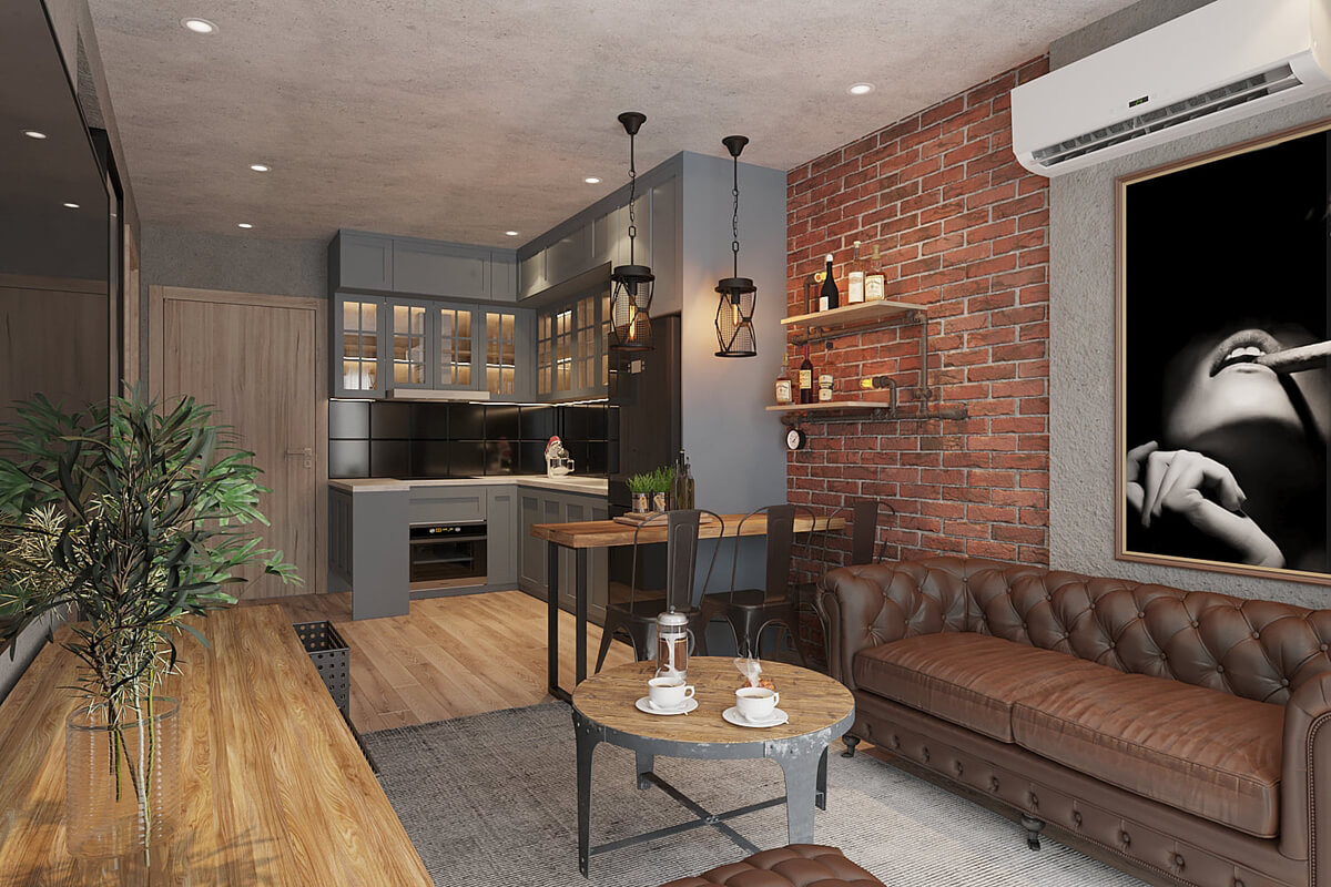  3D Interior Living Room by Huy Vuong