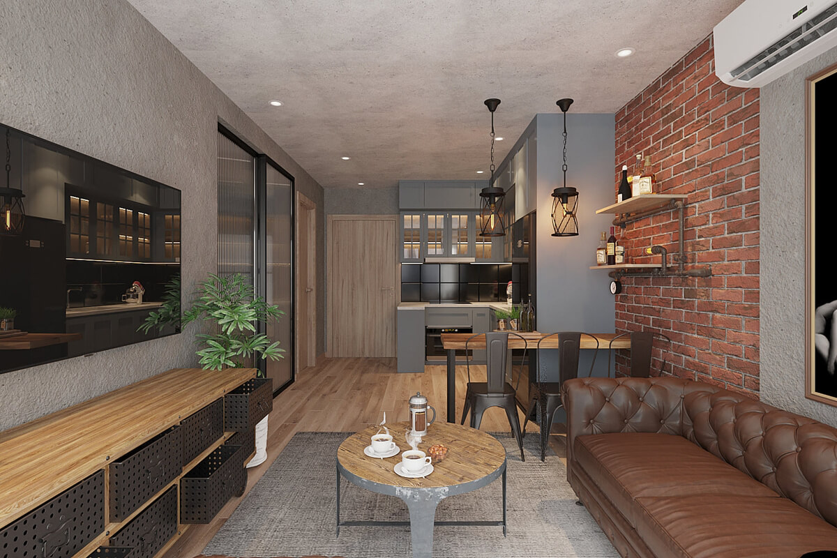 3D Interior Living Room by Huy Vuong