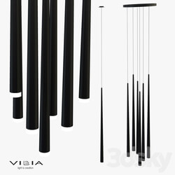 Vibia Slim carbon 0925 Pendant light 3D Models 