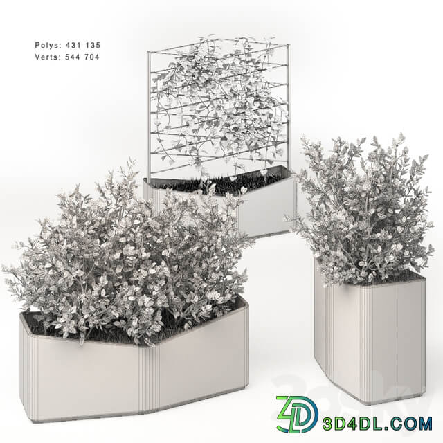 A set of elements of the accomplishment Strela from studio Artemy Lebedev 4 3D Models